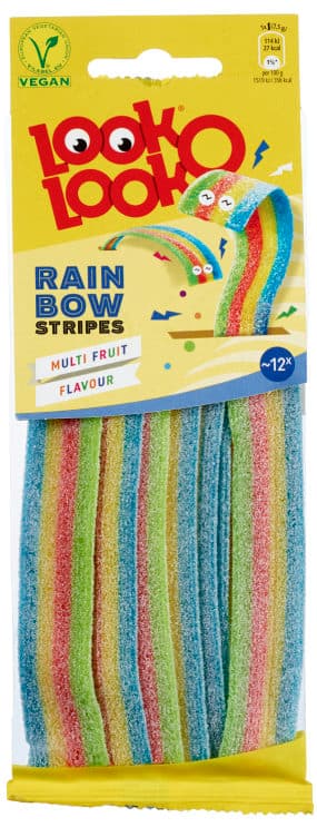 Regnbuestriper Multifrukt 90g Look-O-Look