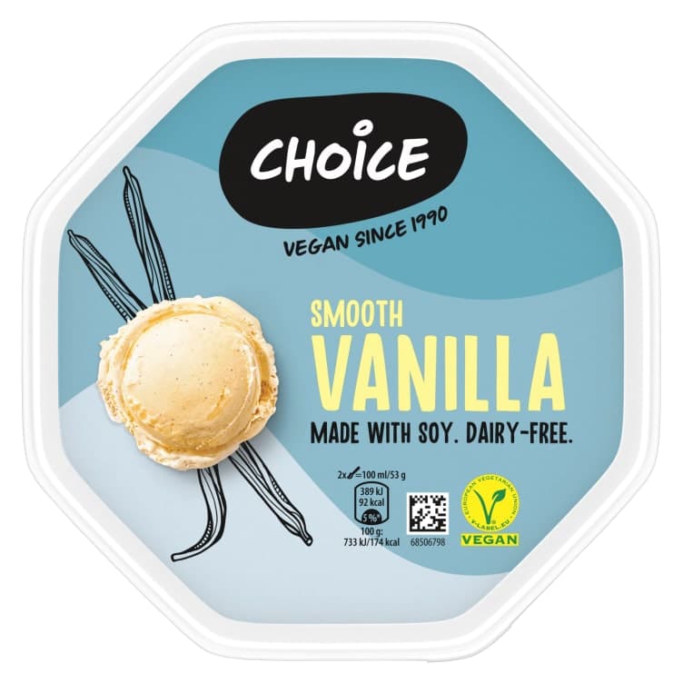 Choice Soyais Smooth Vanilje 750ml