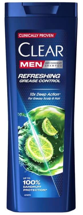 Clear Shampoo Refreshing Grease 225ml
