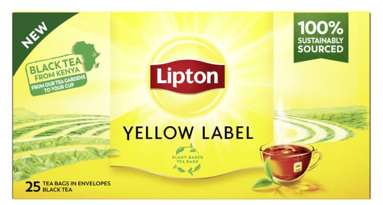 Yellow Label Tea 25pos Lipton 25 stk