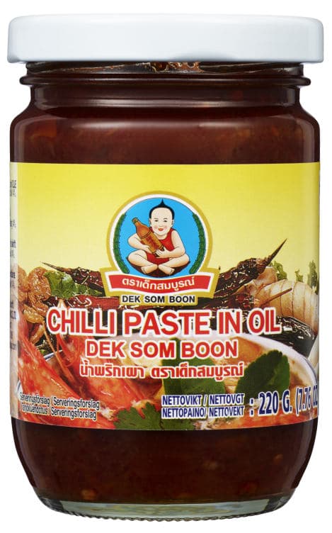 Chilli Paste In Oil 220g Dek Som Boon