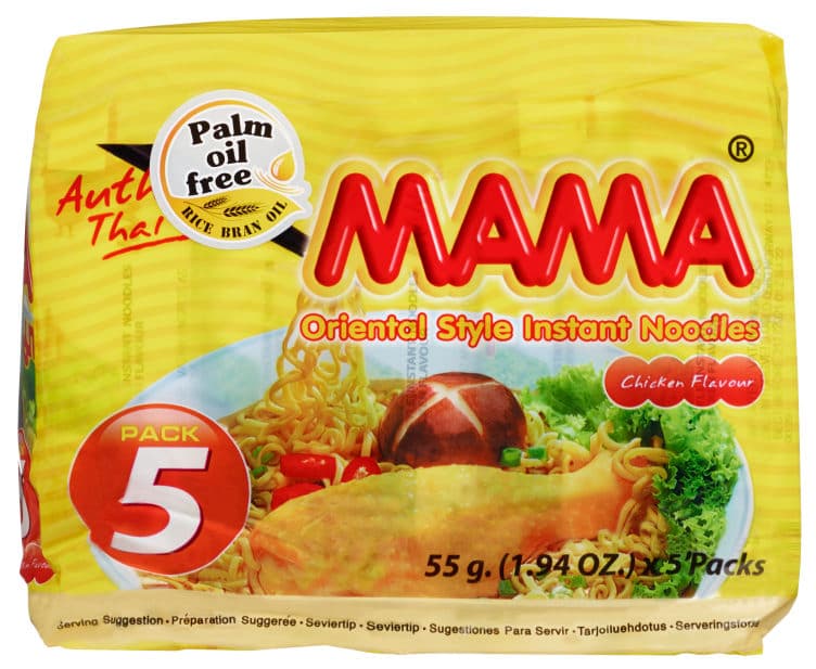 Nudler m/Kyllingsmak 5x55g Mama 275 g