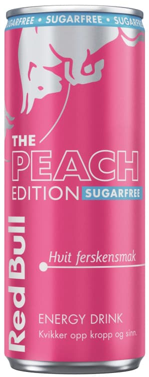 Red Bull Sukkerfri Peach Edition 0,25l