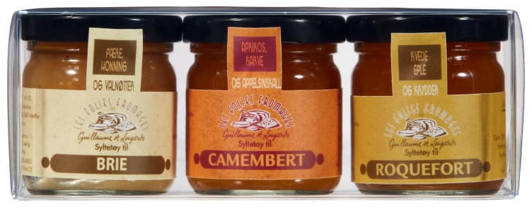 Marmelade til Ost 3x45g Lesgards 135 g