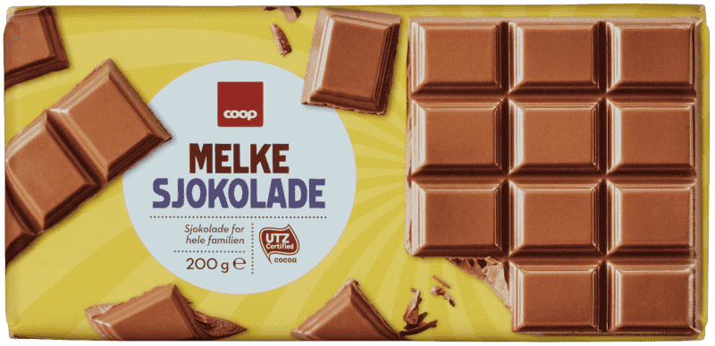 Coop Melkesjokolade 200g
