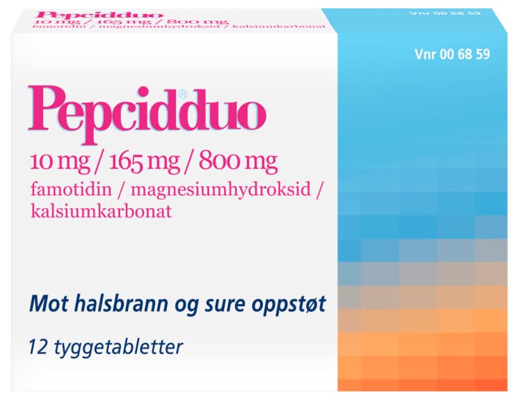 Pepcidduo Mint 12stk