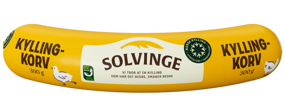 Kyllingkorv 300g Solvinge
