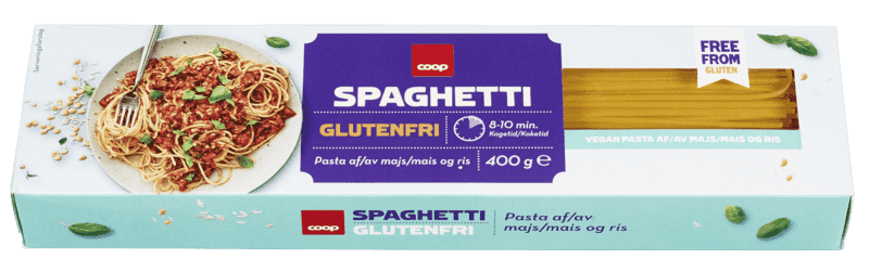Spaghetti Glutenfri 400g Coop