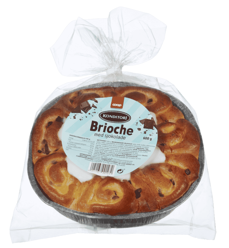 Brioche Sjokolade 600g Coop