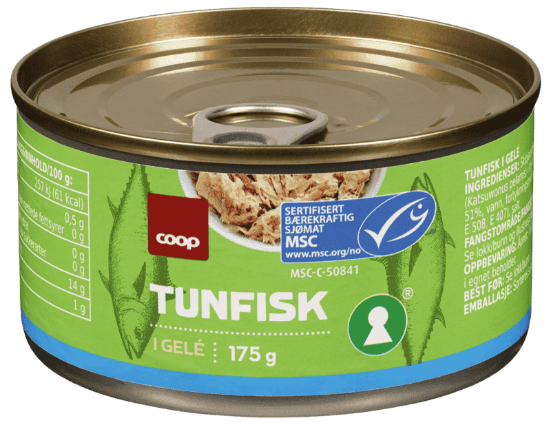 Tunfisk i Gele 175g Coop