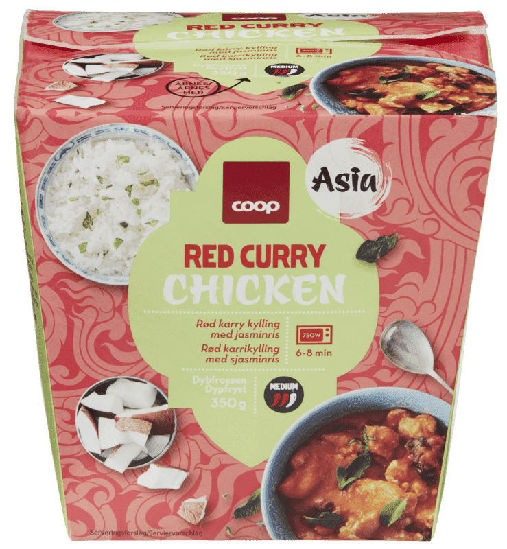 Red Curry Chicken 350g Coop