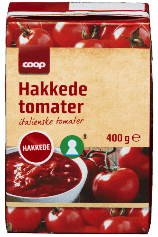 Coop Hakkede Tomater 400g