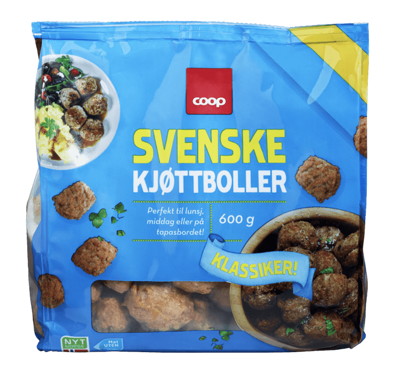 Svenske Kjøttboller 600g Coop