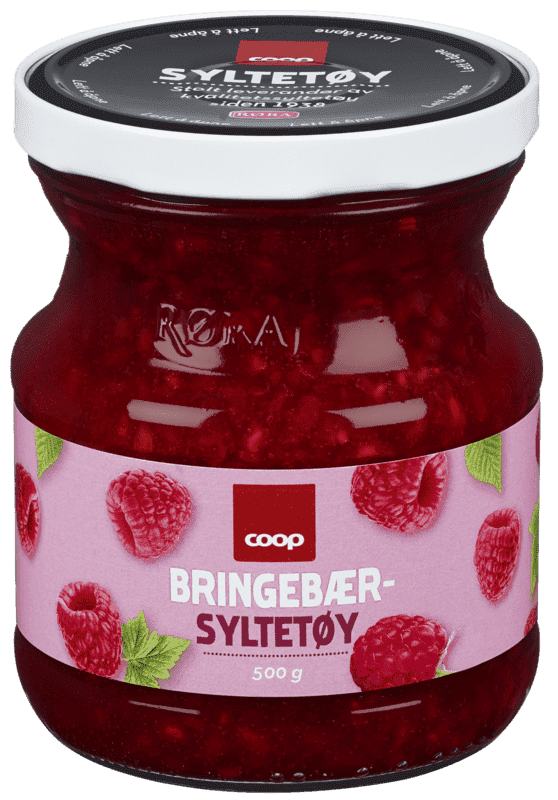 Coop Bringebærsyltetøy 500g