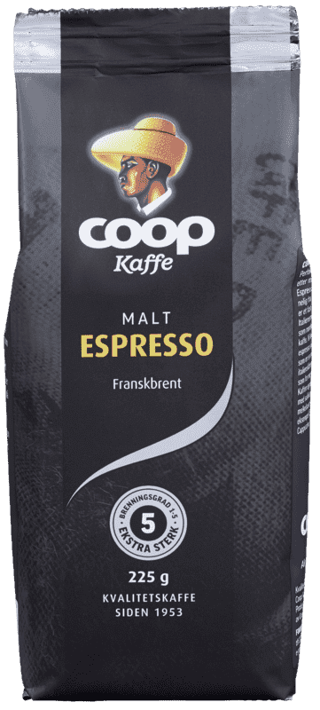 Espressomalt Kaffe 225g Coop