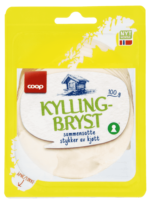 Naturell Kyllingbryst 100g Coop