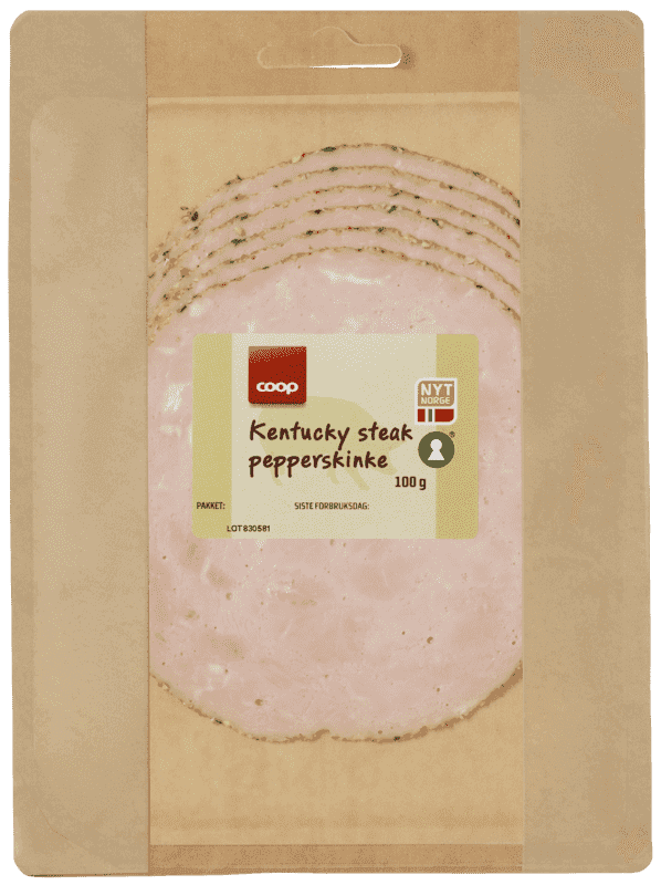 Coop Gourmet Kentucky Steak Pepperskinke 100g