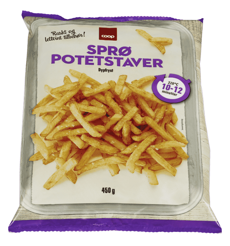 Sprø Potetstaver 450g Coop
