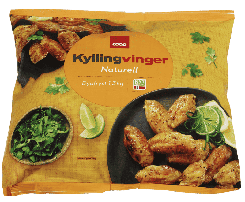 Kyllingvinger Naturell 1,3kg Coop