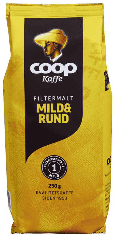 Filtermalt Kaffe Gul 250g Coop