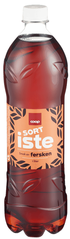Sort Iste Fersken 1l Coop