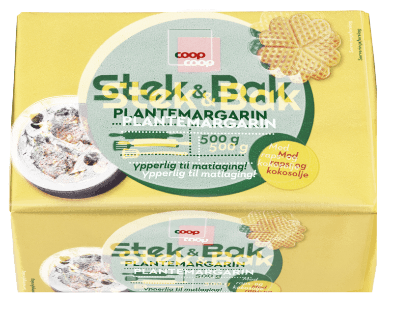 Coop Stek & Bak Plantemargarin 500g