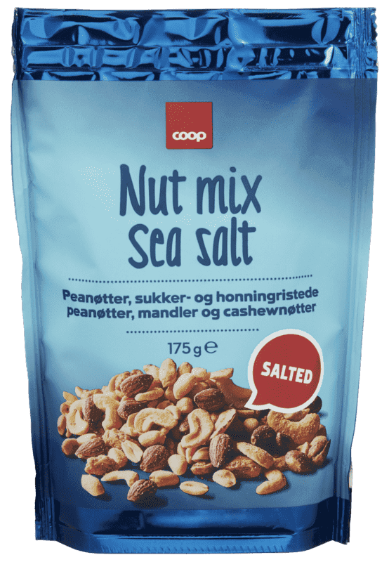 Salt Nøttemix 175g Coop