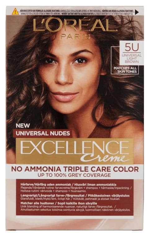 Excellence Creme Universal Light Brown 5u Loreal 192 ml
