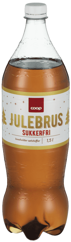 Brun Julebrus uten Sukker 1,5l Coop
