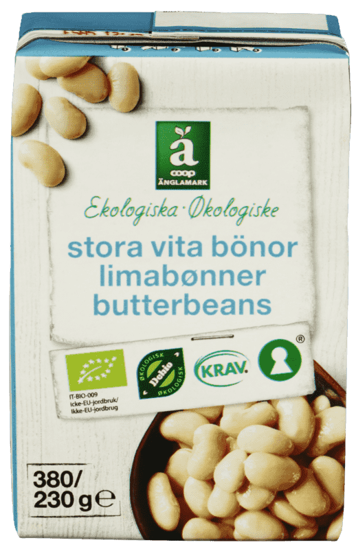Änglamark Hvite Bønner 380g