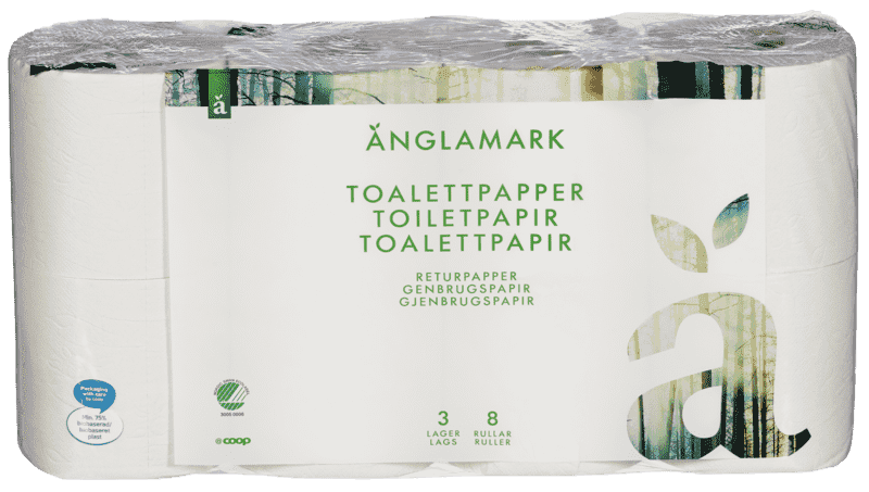 Änglamark Toalettpapir 8pk 8 stk