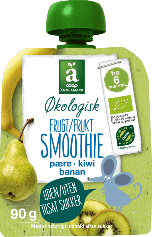 Änglamark Smoothie Pære/Banan/Kiwi 90g