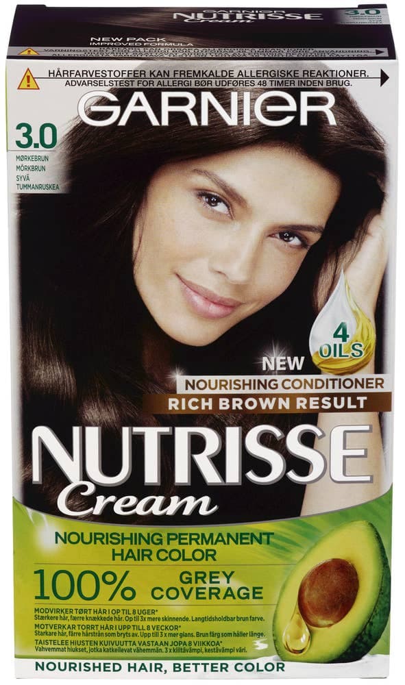Nutrisse Mørkebrun 3.0 1 stk