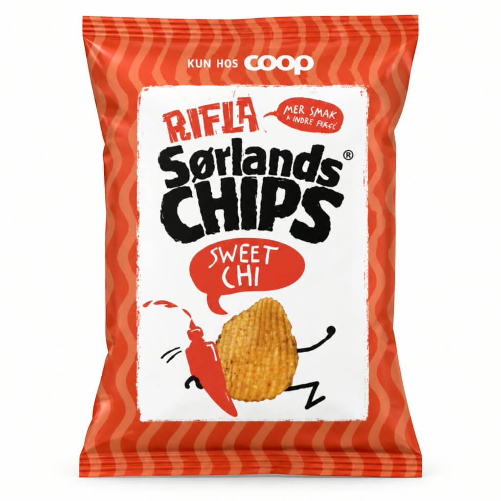 Rifla Sweet Chili 170g Sørlandschips