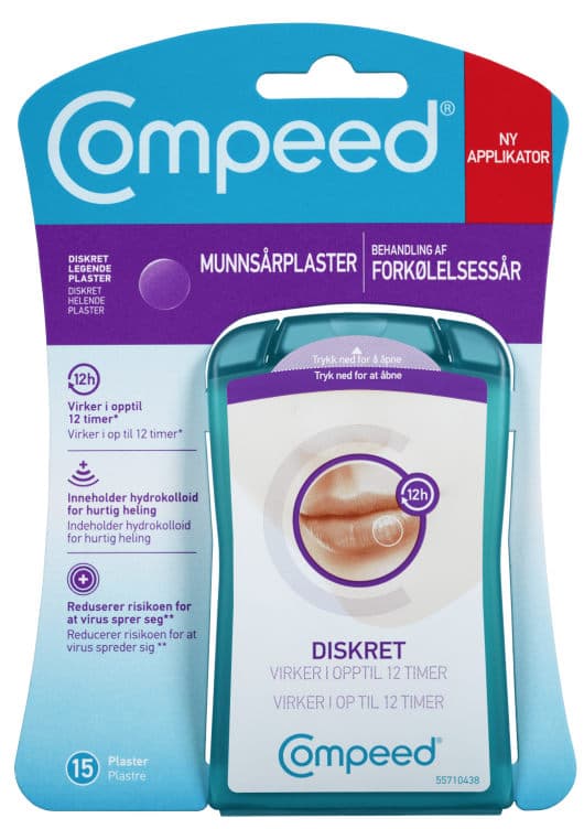 Munnsårplaster 15stk Compeed