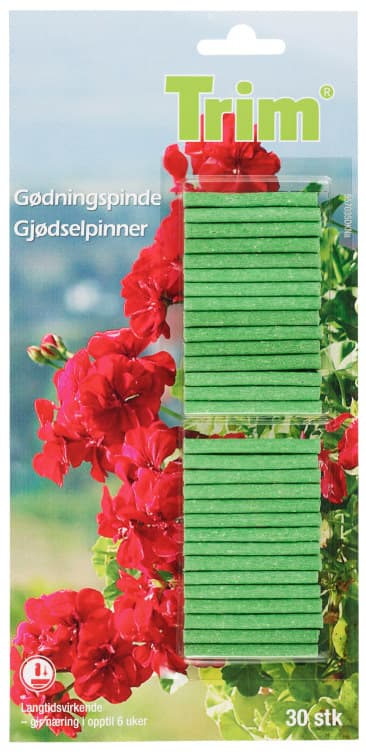 Gjødselpinner 30stk Trim