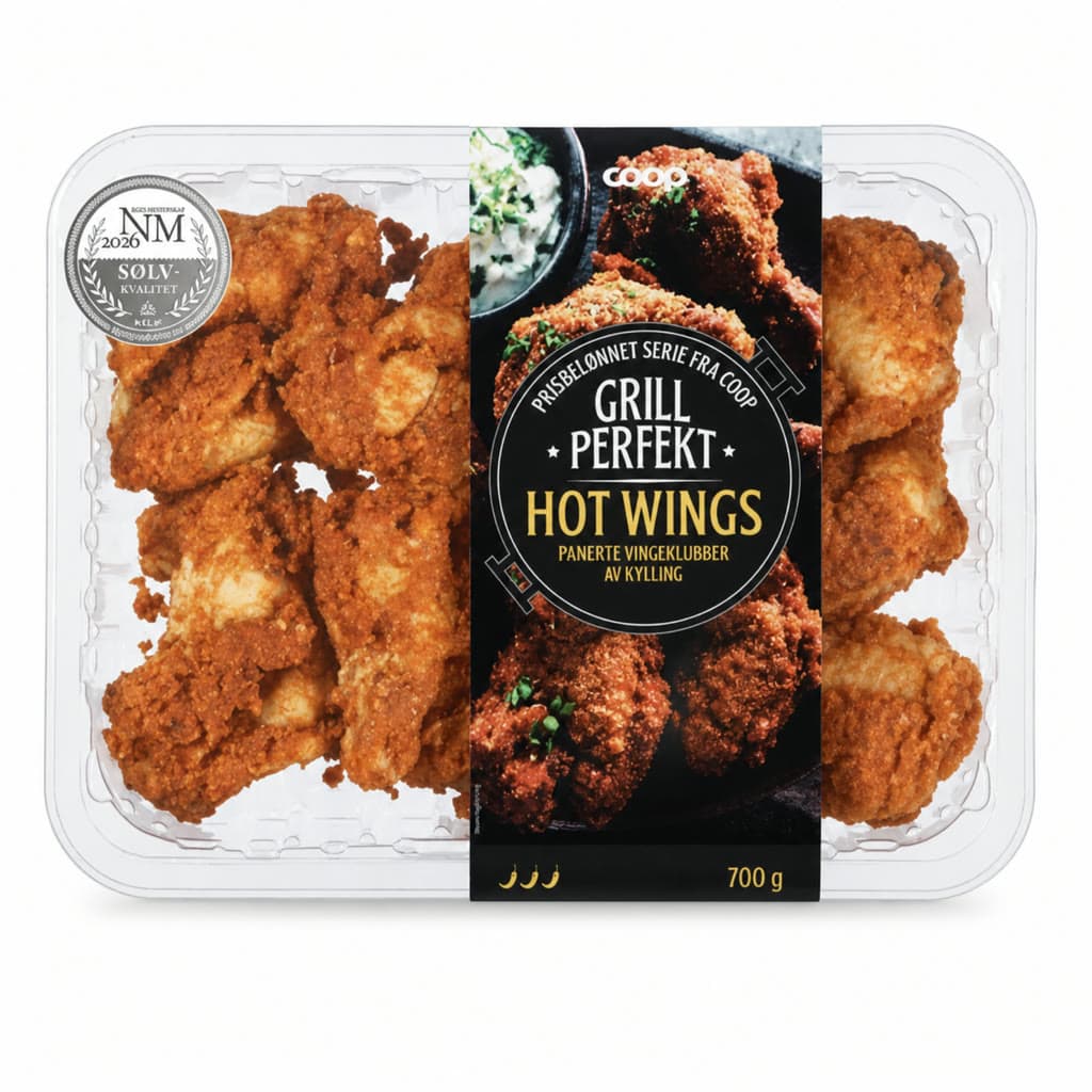 Coop Crispy Hot Wings 700g