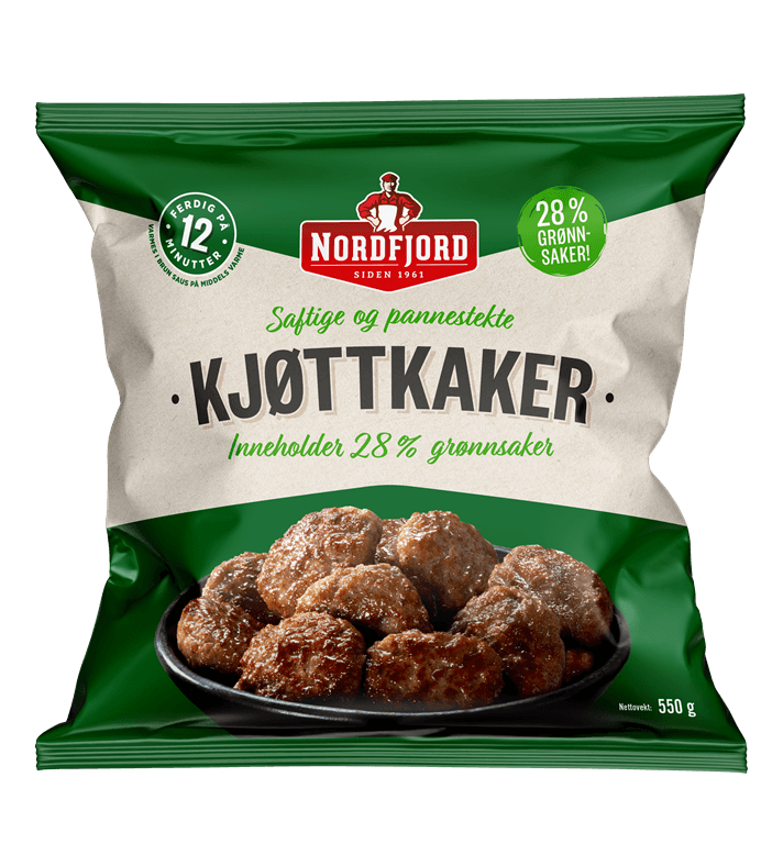 Kjøttkaker M/grønnsaker 550g
