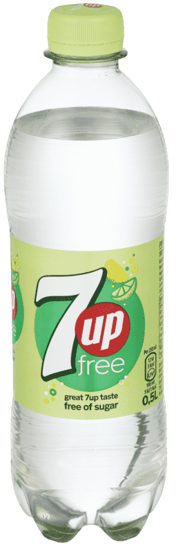 7up Free 0,5l flaske