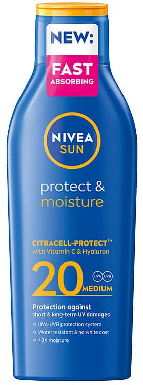 Nivea Sun Spf20 Protect&Moisture 200ml