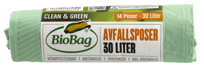 Biobag Avfallspose 30l 14 stk