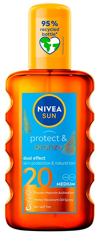 Nivea Sun Protect&Bronze Spray Spf20 200ml