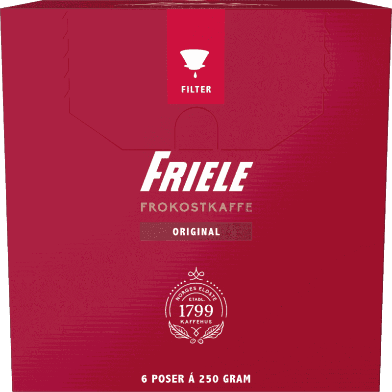 Friele Frokostkaffe Filtermalt 6pk 250g