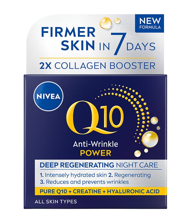 Nivea Nattkrem Q10 Anti-Wrinkle 50ml