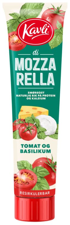 Mozzarella Tomat&Basilikum Tube 175g Kavli