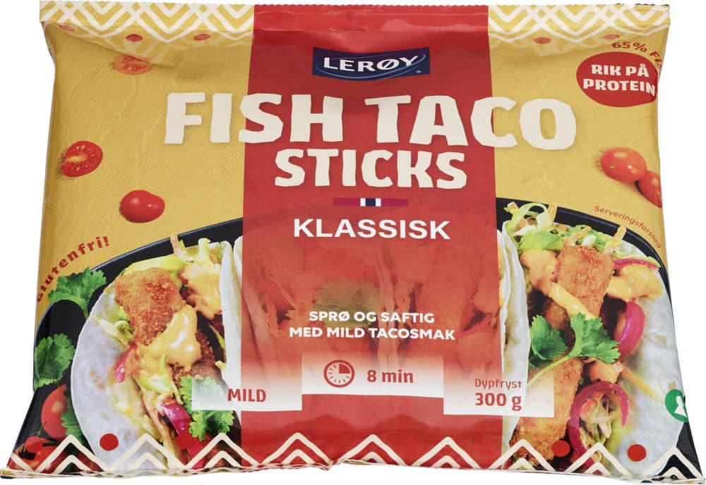 Fish Taco Sticks Klassisk 300g Lerøy