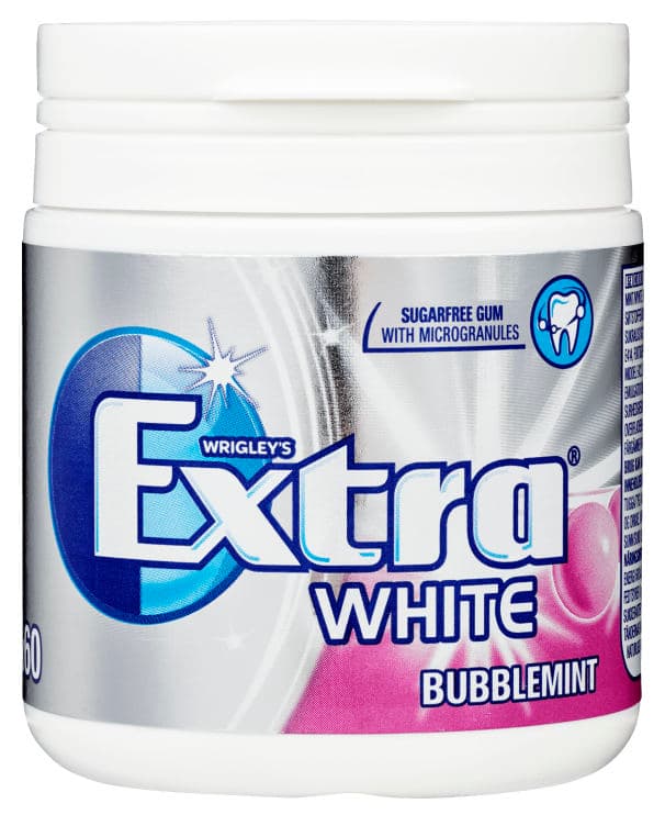 Extra White Bubblemint 84g
