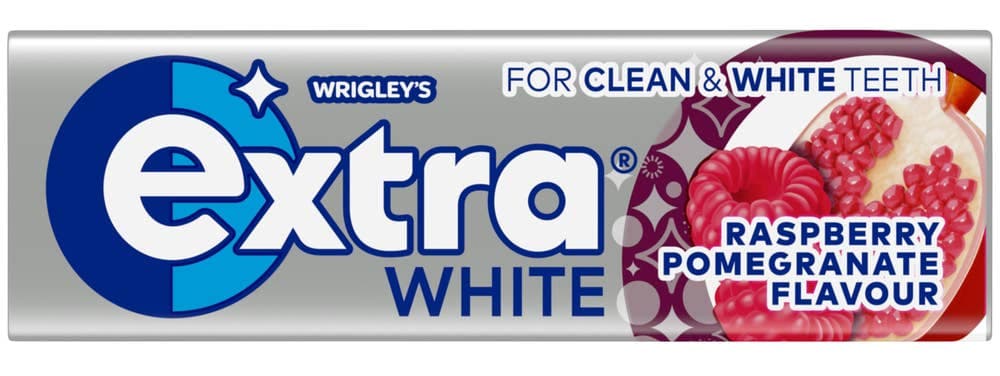 Extra White Raspberry Pomegranate 10 stk, 14 g