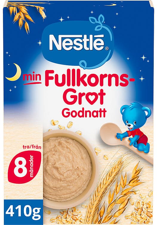 Min Fullkornsgrøt God Natt 8m 410g Nestle