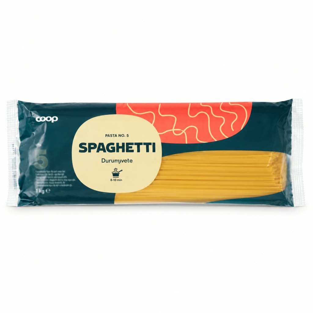 Spaghetti 1kg Coop